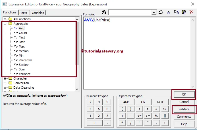 List Of Aggregate Functions 10