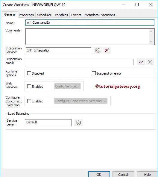 Command Task in Informatica 12