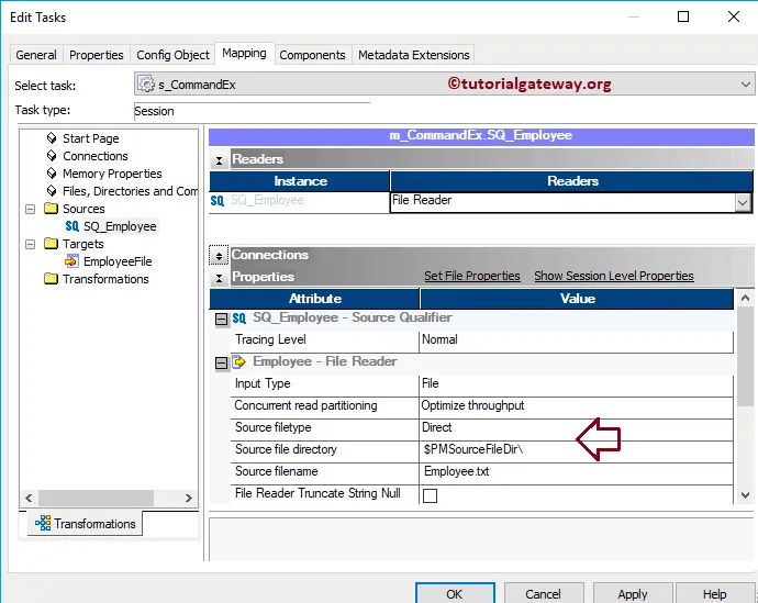 Command Task in Informatica 16