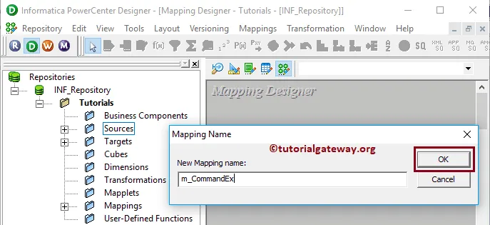 Command Task in Informatica 8