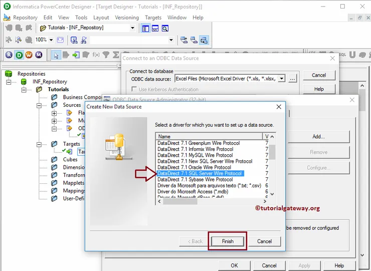 Create Informatica Target table using Source Definition 10