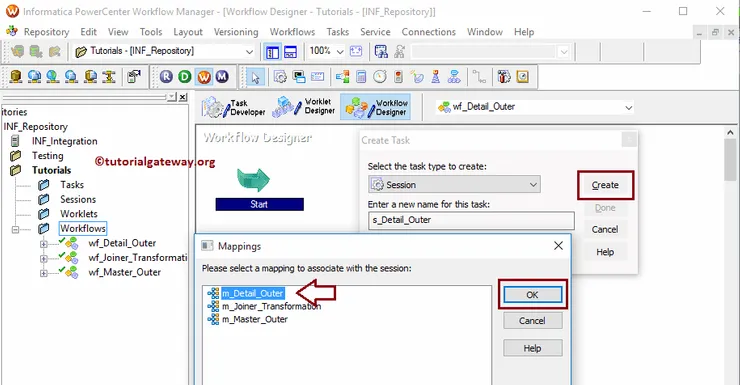 Detail Outer Join in Informatica 11