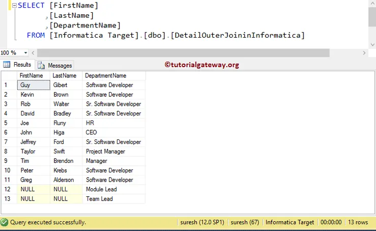 Detail Outer Join in Informatica 15