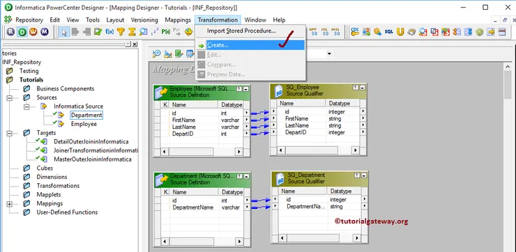 Detail Outer Join in Informatica 2