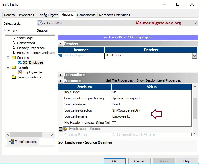 Event Wait Task in Informatica 10