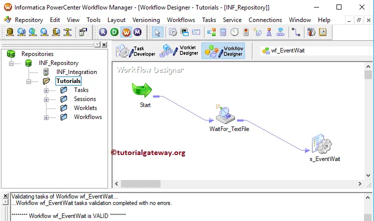 Event Wait Task in Informatica 19