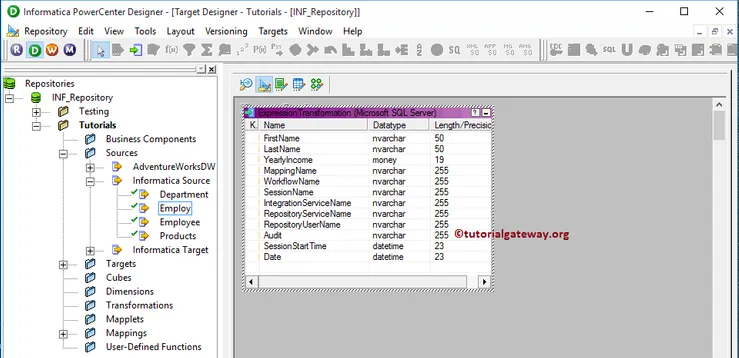 Expression Transformation in Informatica 1