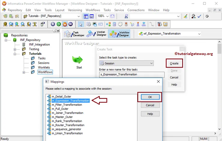 Expression Transformation in Informatica 13