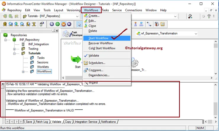 Expression Transformation in Informatica 14