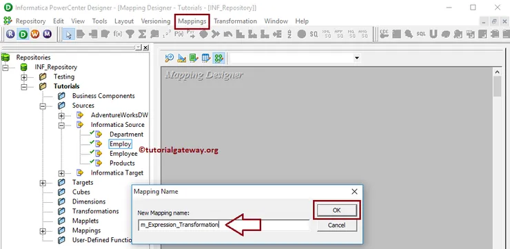 Expression Transformation in Informatica 2