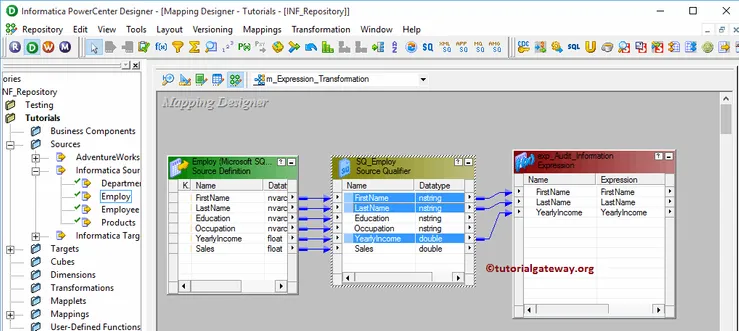 Expression Transformation in Informatica 5