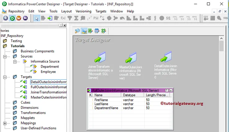 Full Outer Join in Informatica 1