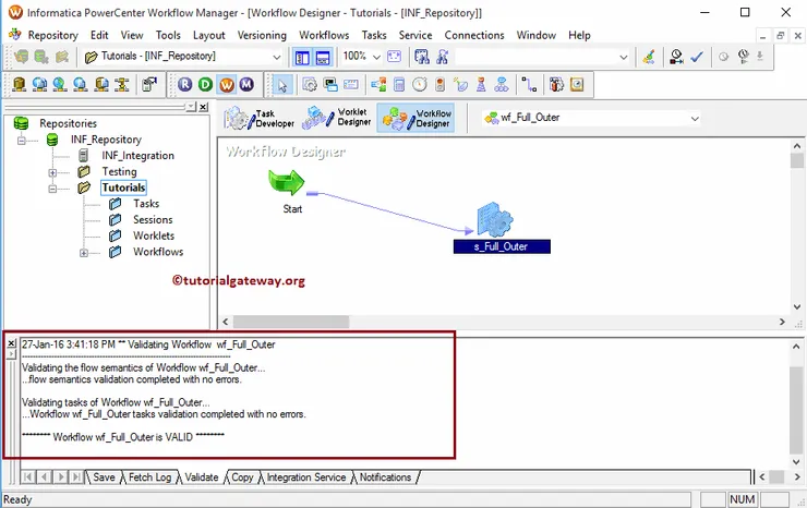 Full Outer Join in Informatica 15