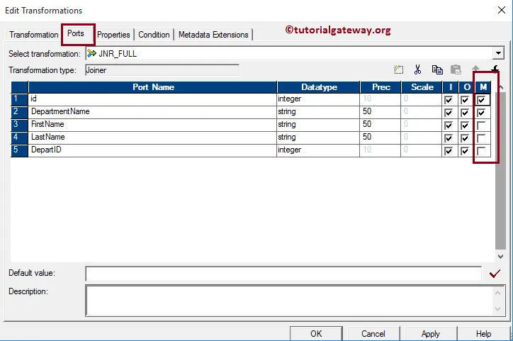 Full Outer Join in Informatica 8