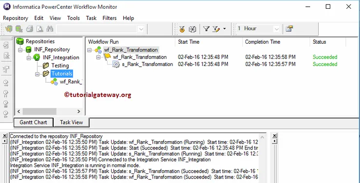 Informatica Rank Transformation 3