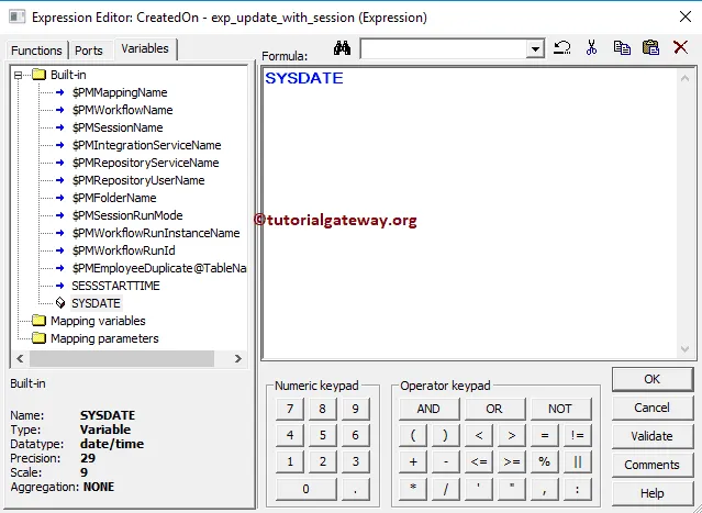 Informatica Update Strategy using Session Properties 10