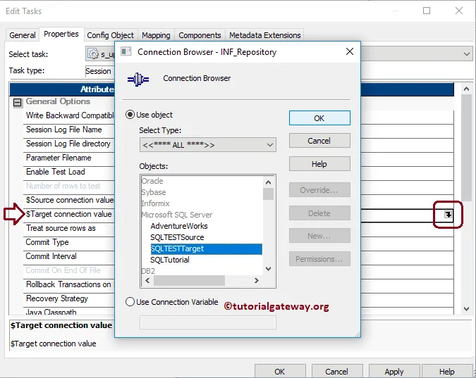 Informatica Update Strategy using Session Properties 18