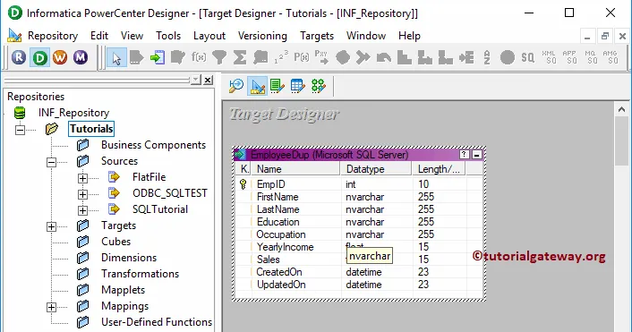 Informatica Update Strategy using Session Properties 4