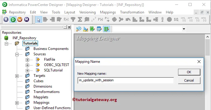 Informatica Update Strategy using Session Properties 6