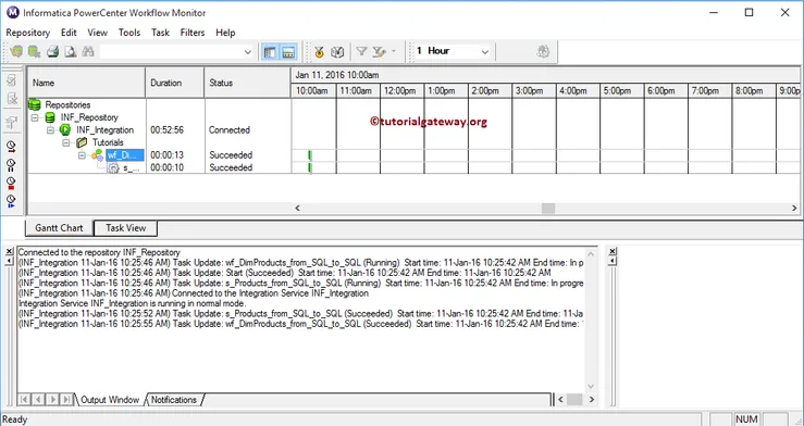 Informatica Workflow 10