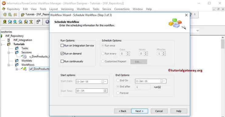 Informatica Workflow using Wizard 5