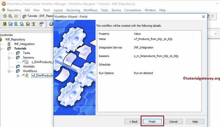 Informatica Workflow using Wizard 7