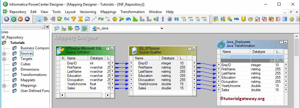 Java Transformation in Informatica 10