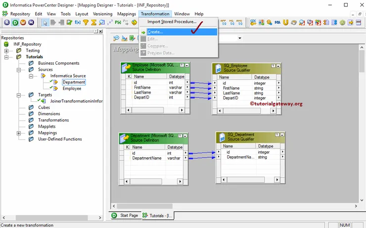 Joiner Transformation in Informatica 4