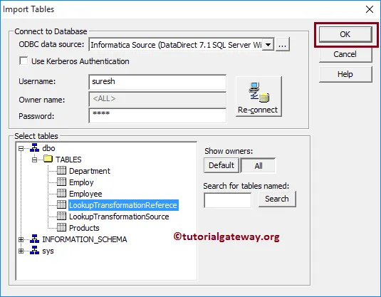 Lookup Transformation in Informatica 9