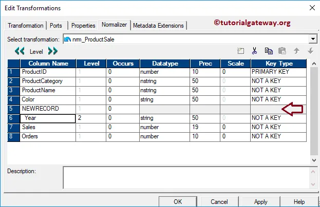 Normalizer Transformation in Informatica 13