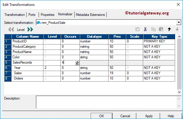 Normalizer Transformation in Informatica 14