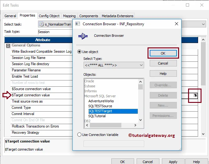 Normalizer $Target connection value 26