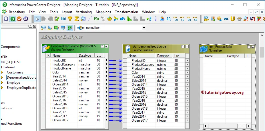 Normalizer Transformation in Informatica 9