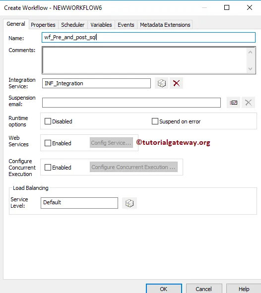 Create Workflow for Pre and Post SQL in Informatica