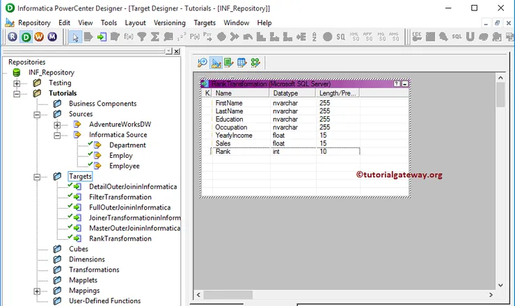 Rank Transformation in informatica 3