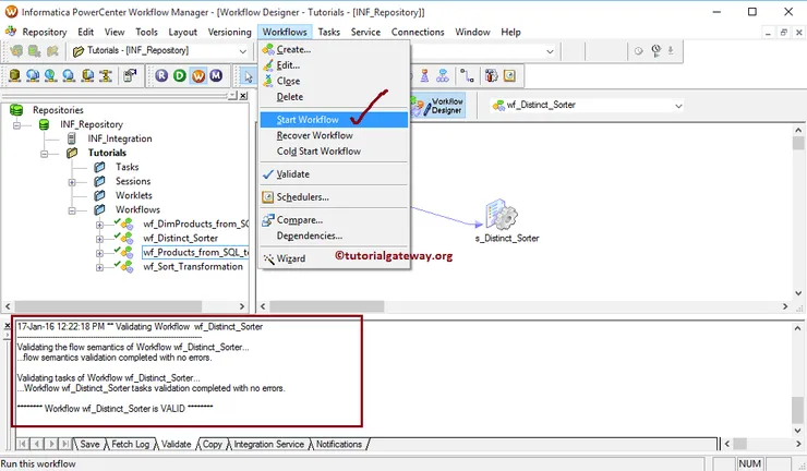 Remove Duplicates Using Sorter Transformation in Informatica 10