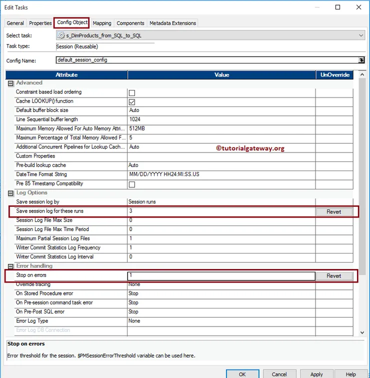 Reusable Session in Informatica 13