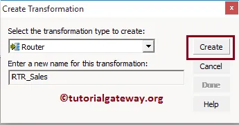 Router Transformation in Informatica 6