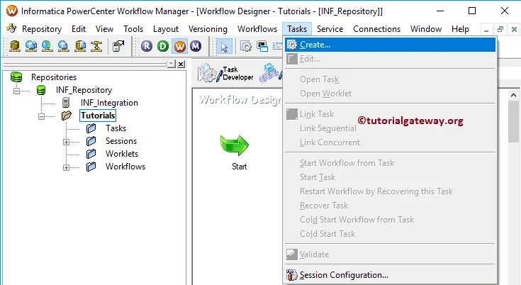 Create Task for SQL Transformation