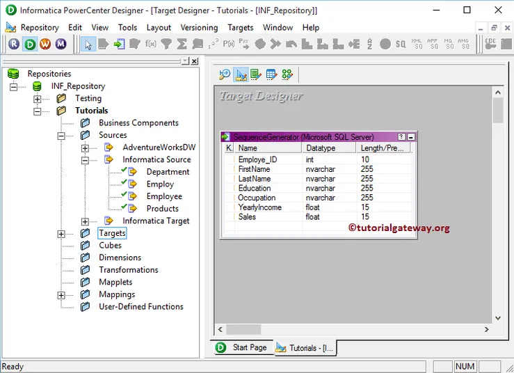 Sequence Generator Transformation in Informatica 1