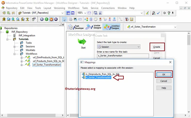 Sorter Transformation in Informatica 15