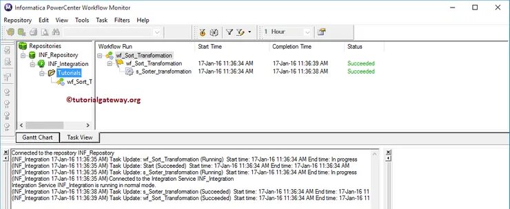 Sorter Transformation in Informatica 18