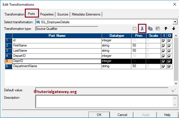 Source Qualifier Transformation in Informatica 14