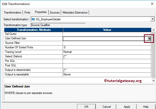 Source Qualifier Transformation in Informatica 16