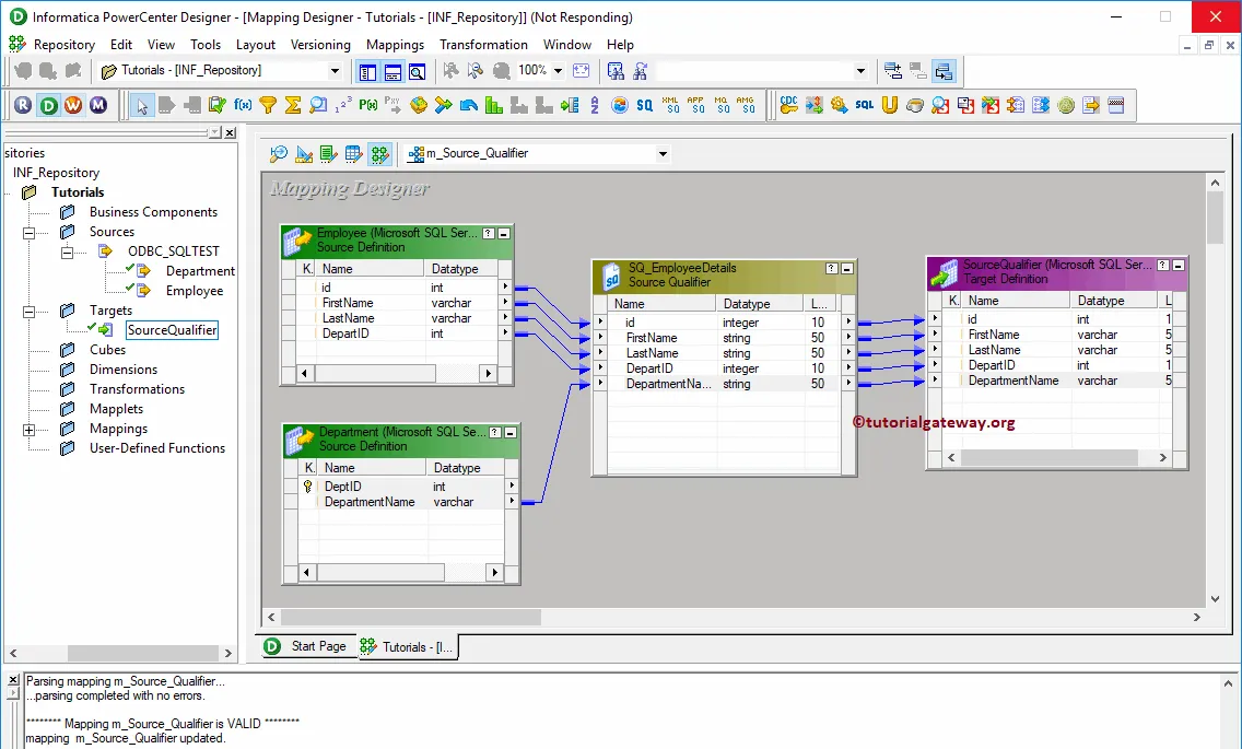 Source Qualifier Transformation in Informatica 18