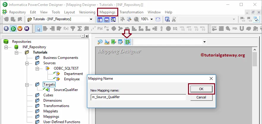 Source Qualifier Transformation in Informatica 6