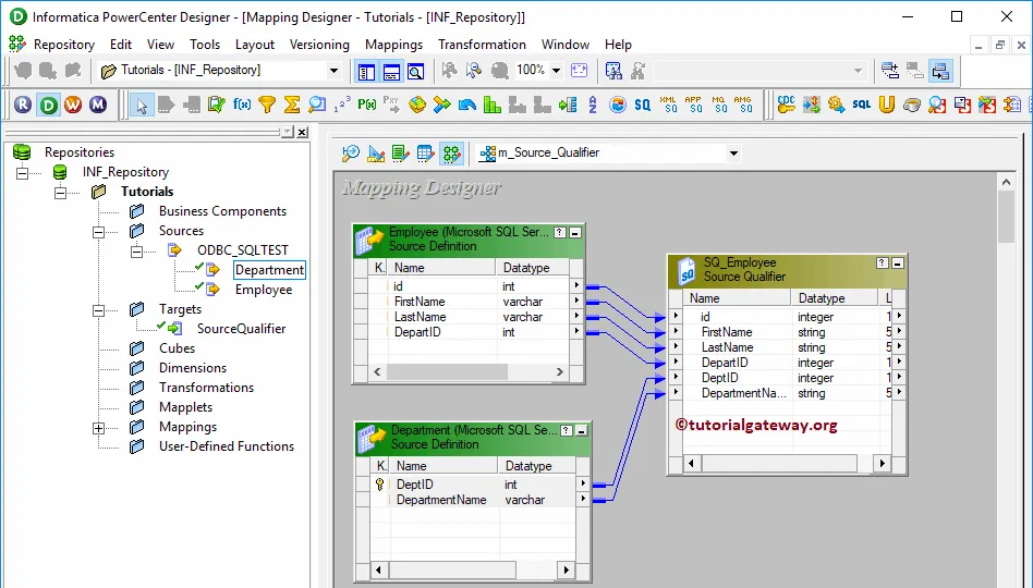 Source Qualifier Transformation in Informatica 9