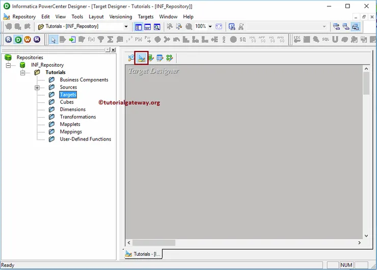 Create Informatica Target table using Source Definition 0