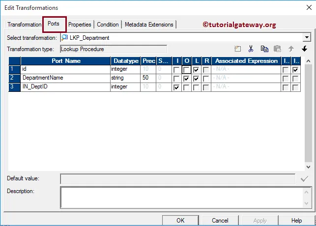 Unconnected Lookup Transformation in Informatica 7