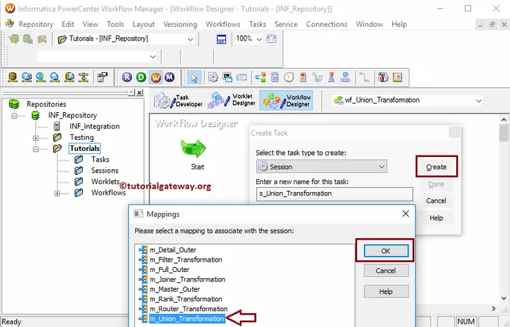 Union Transformation in Informatica 12